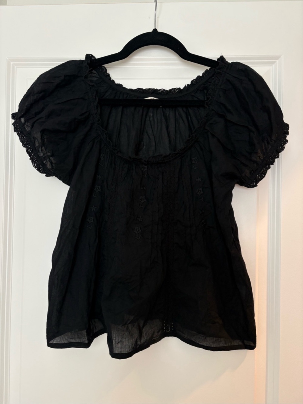 Natural Life - Sweet Nothings Embroidered Cotton Top